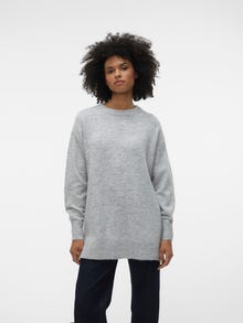 Vero Moda VMFILUCA Sweter -Light Grey Melange - 10303329