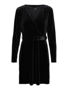 Vero Moda VMCARLY Długa sukienka -Black - 10303356