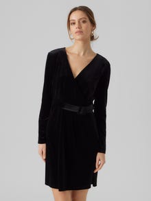 Vero Moda VMCARLY Long dress -Black - 10303356