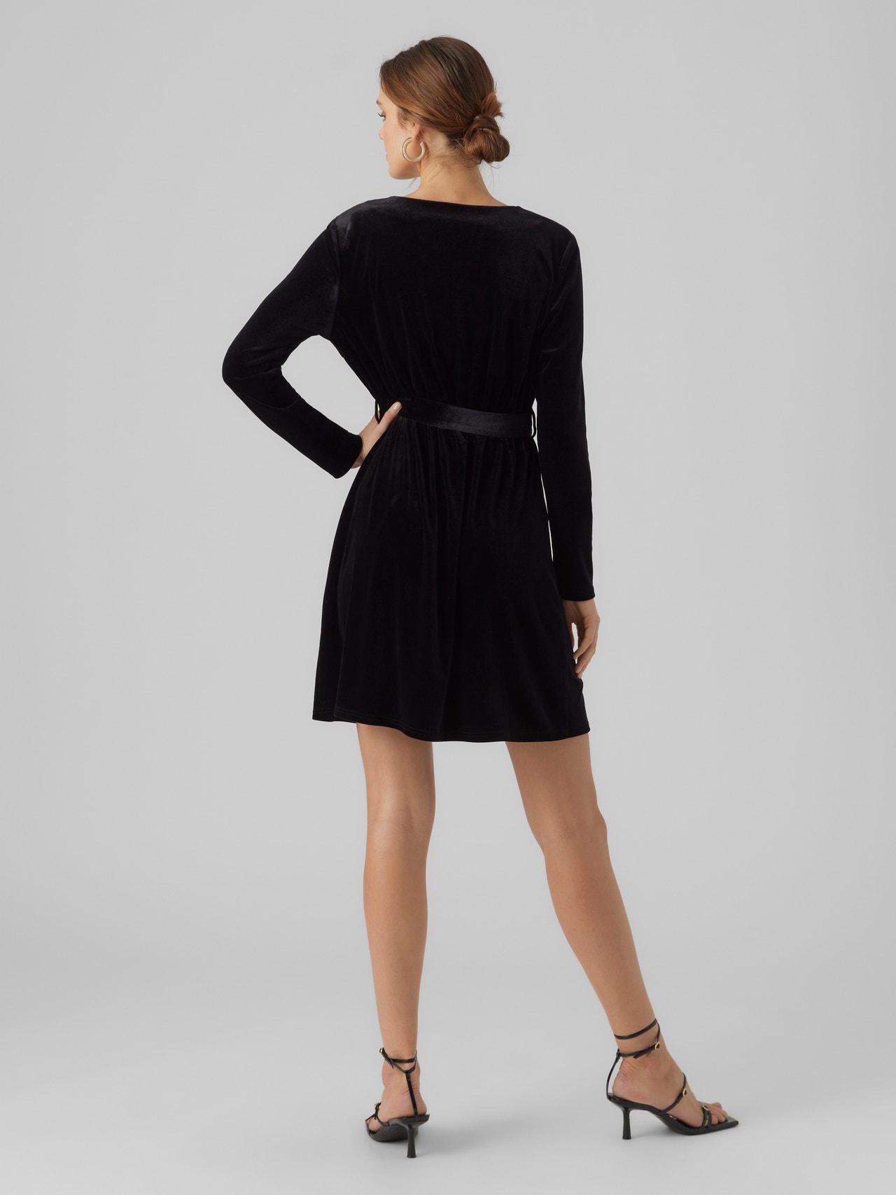 Vero Moda VMCARLY Długa sukienka -Black - 10303356