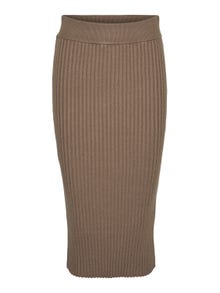 Vero Moda VMMOA Midi skirt -Brown Lentil - 10303366