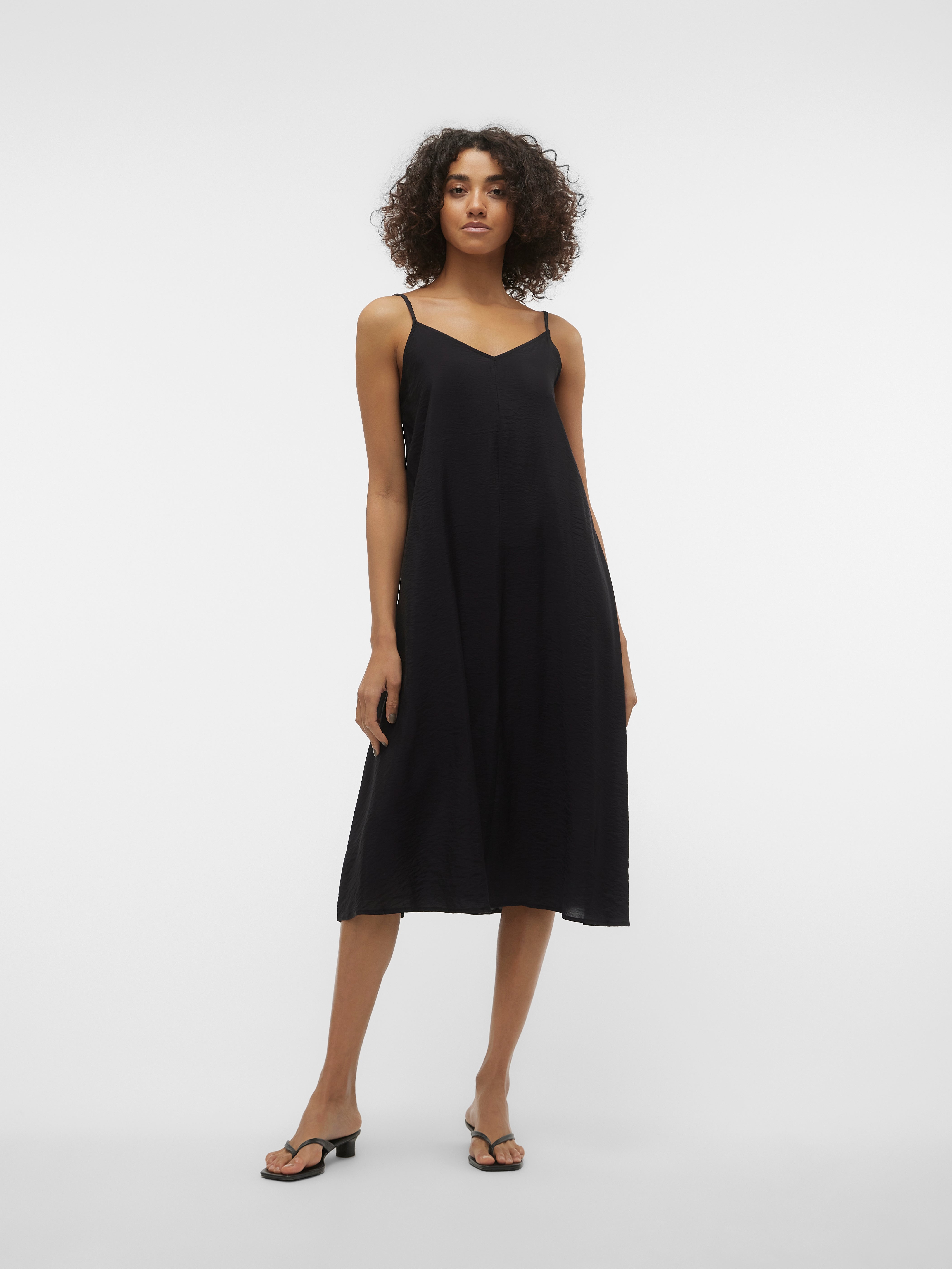 VMJOSIE Midi dress Black Vero Moda