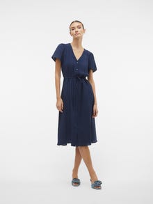 Vero Moda VMJOSIE Midiklänning -Navy Blazer - 10303401