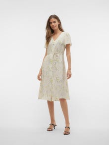 Vero Moda VMJOSIE Vestito midi -Birch - 10303401