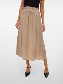 Vero Moda VMJOSIE Długa spódnica -Silver Mink - 10303407