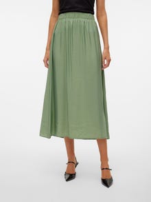 Vero Moda VMJOSIE Lång kjol -Hedge Green - 10303407