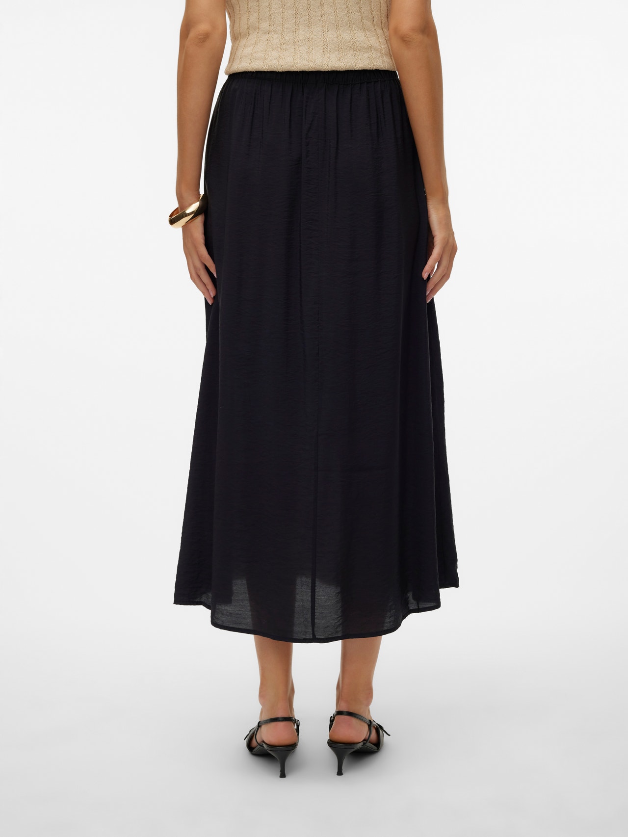 Vero Moda VMJOSIE Lång kjol -Black - 10303407