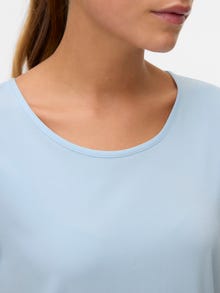Vero Moda Standardlõige Ümmargune kaelus Top -Cashmere Blue - 10303431