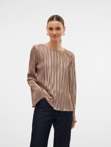 Vero Moda VMRIKKI Topit -Raw Umber - 10303535