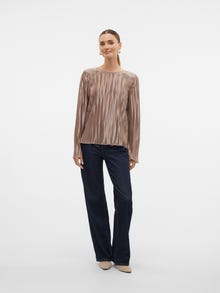 Vero Moda VMRIKKI Topit -Raw Umber - 10303535