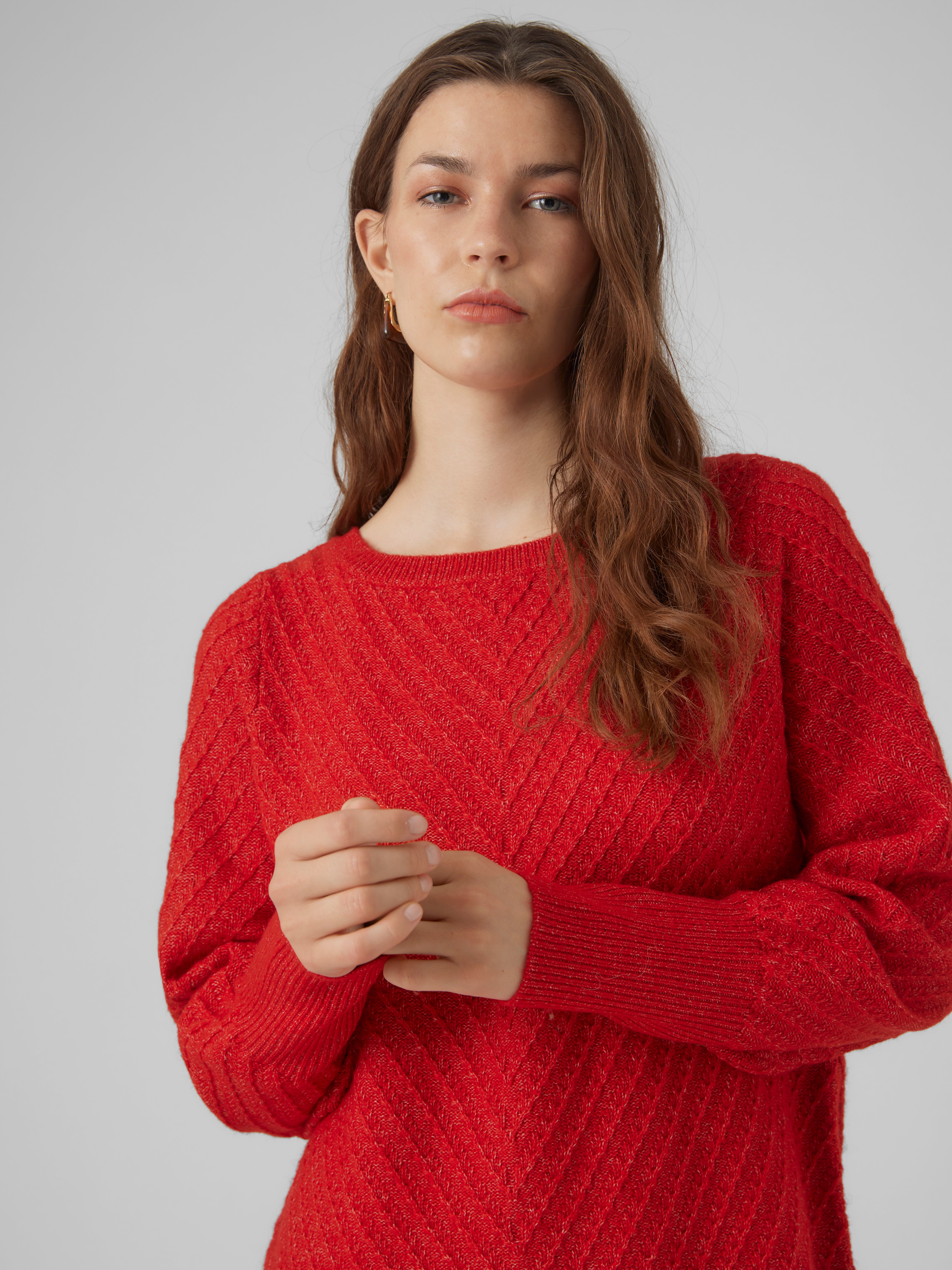 Vero moda robe online rouge