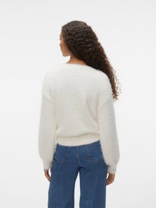 Vero Moda VMFLUFFY Pullover -Snow White - 10303579