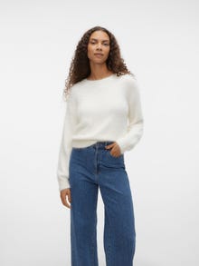 Vero Moda VMFLUFFY Pullover -Snow White - 10303579
