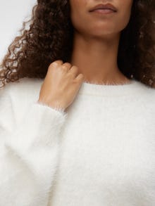 Vero Moda VMFLUFFY Pullover -Snow White - 10303579
