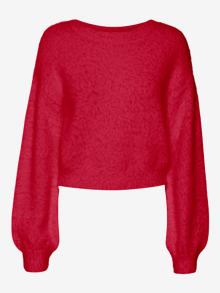 Vero Moda VMFLUFFY Pullover -Barbados Cherry - 10303579