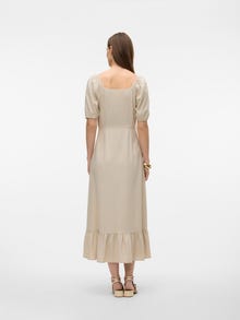 Vero Moda VMMYMILO Lång klänning -Silver Lining - 10303620