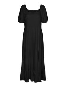 Vero Moda VMMYMILO Lång klänning -Black - 10303620