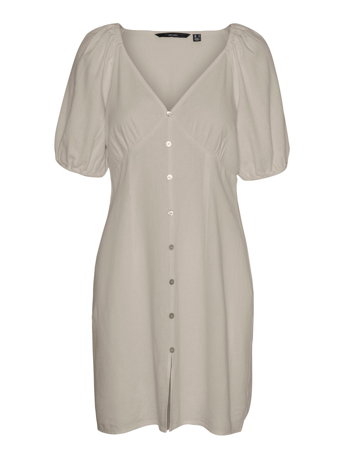 Vero Moda - Vestito maglia corto con maniche a palloncino nero