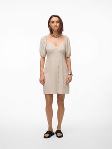 Vero Moda VMMYMILO Short dress -Silver Lining - 10303624