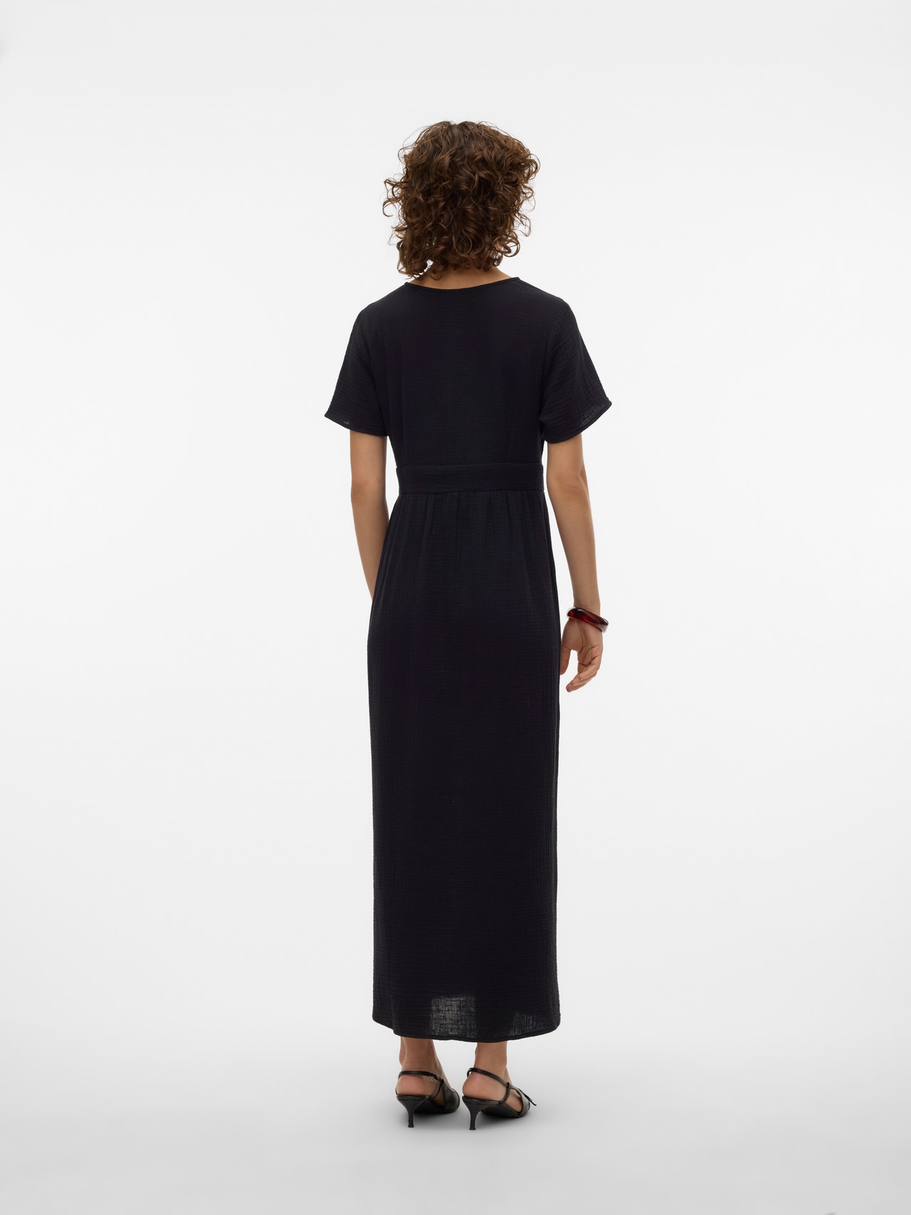 Vero Moda VMNATALI Lange jurk -Black - 10303625