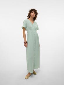 Vero Moda VMNATALI Lange jurk -Silt Green - 10303625