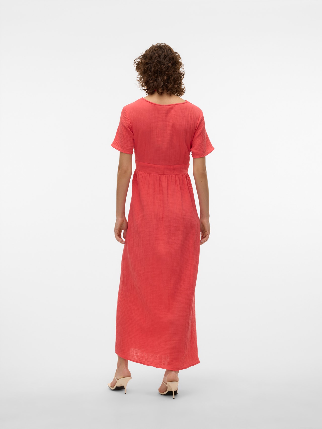 Vero Moda VMNATALI Lång klänning -Cayenne - 10303625