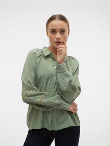 Vero Moda VMHANNA Shirt -Hedge Green - 10303629