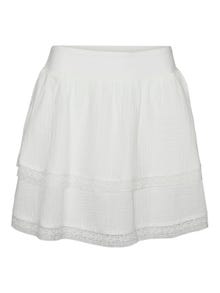 Vero Moda VMNATALI Kort kjol -Snow White - 10303631