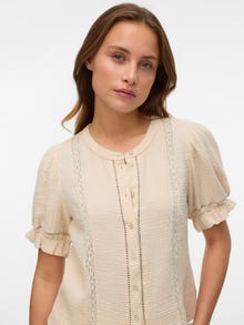 Vero Moda VMNATALI Top -Oatmeal - 10303632