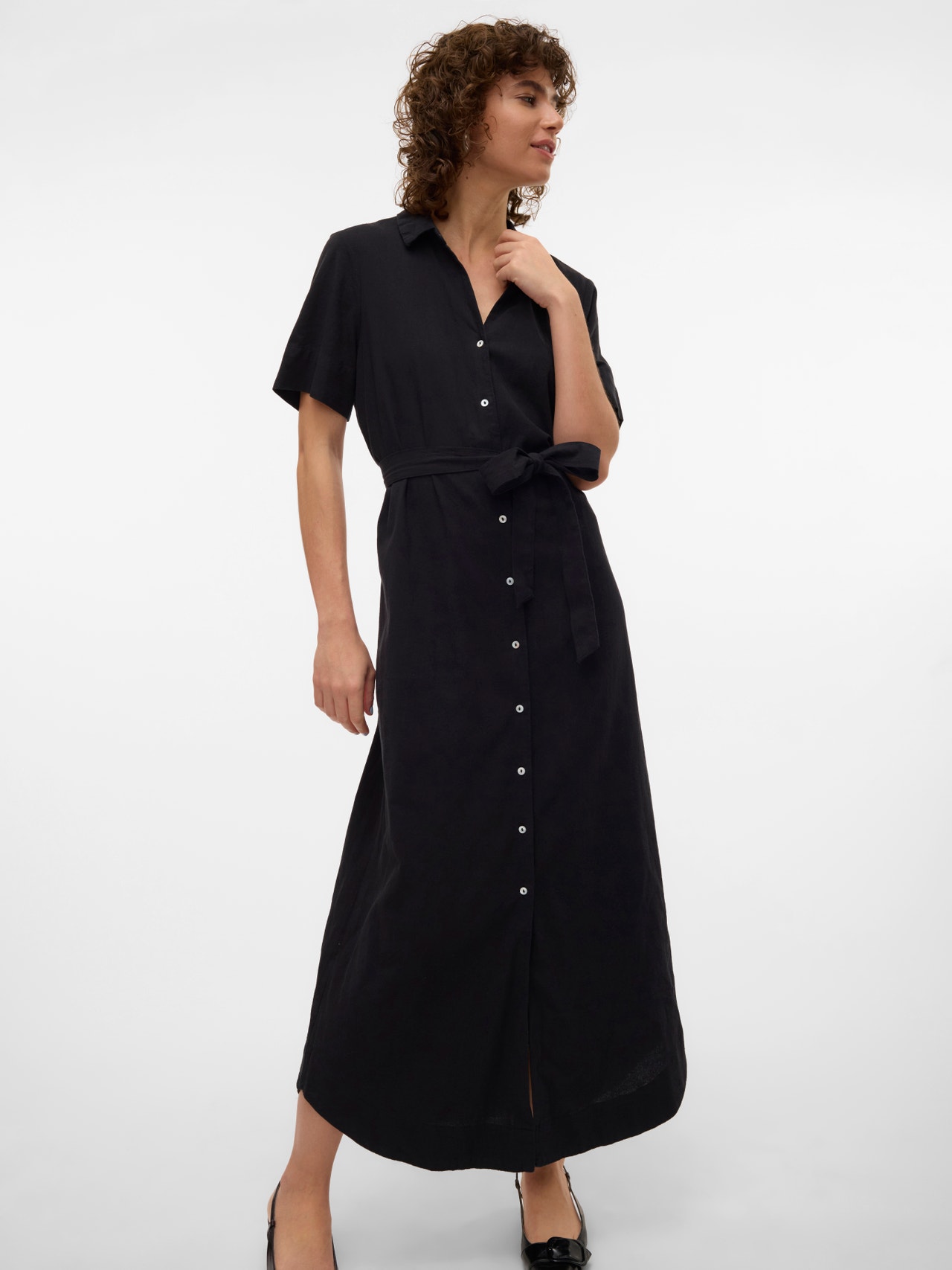 Vero Moda VMHART Długa sukienka -Black - 10303640