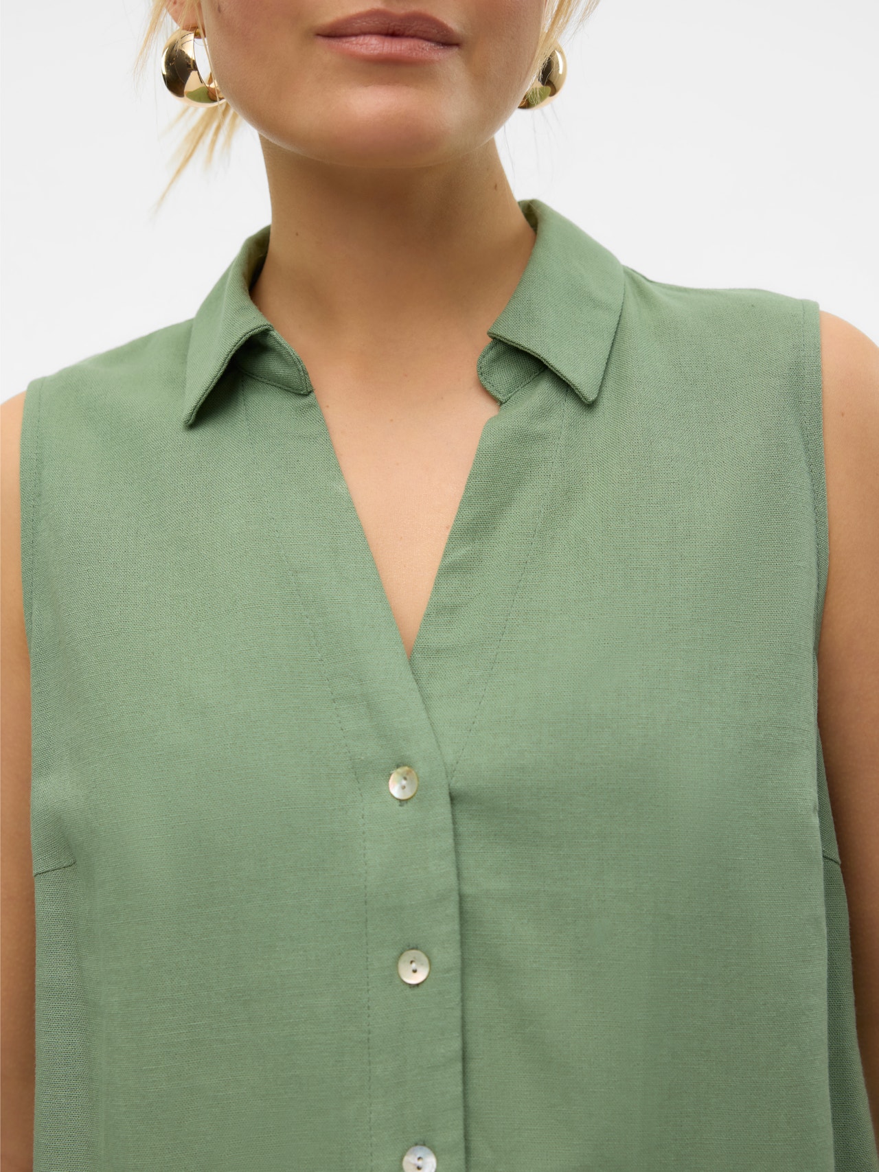 Vero Moda VMMYMILO Shirt -Hedge Green - 10303648