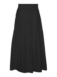 Vero Moda VMCHARLOTTE High waist Long Skirt -Black - 10303657