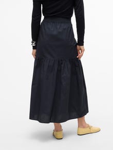 Vero Moda VMCHARLOTTE Wysoka talia Długa spódnica -Black - 10303657