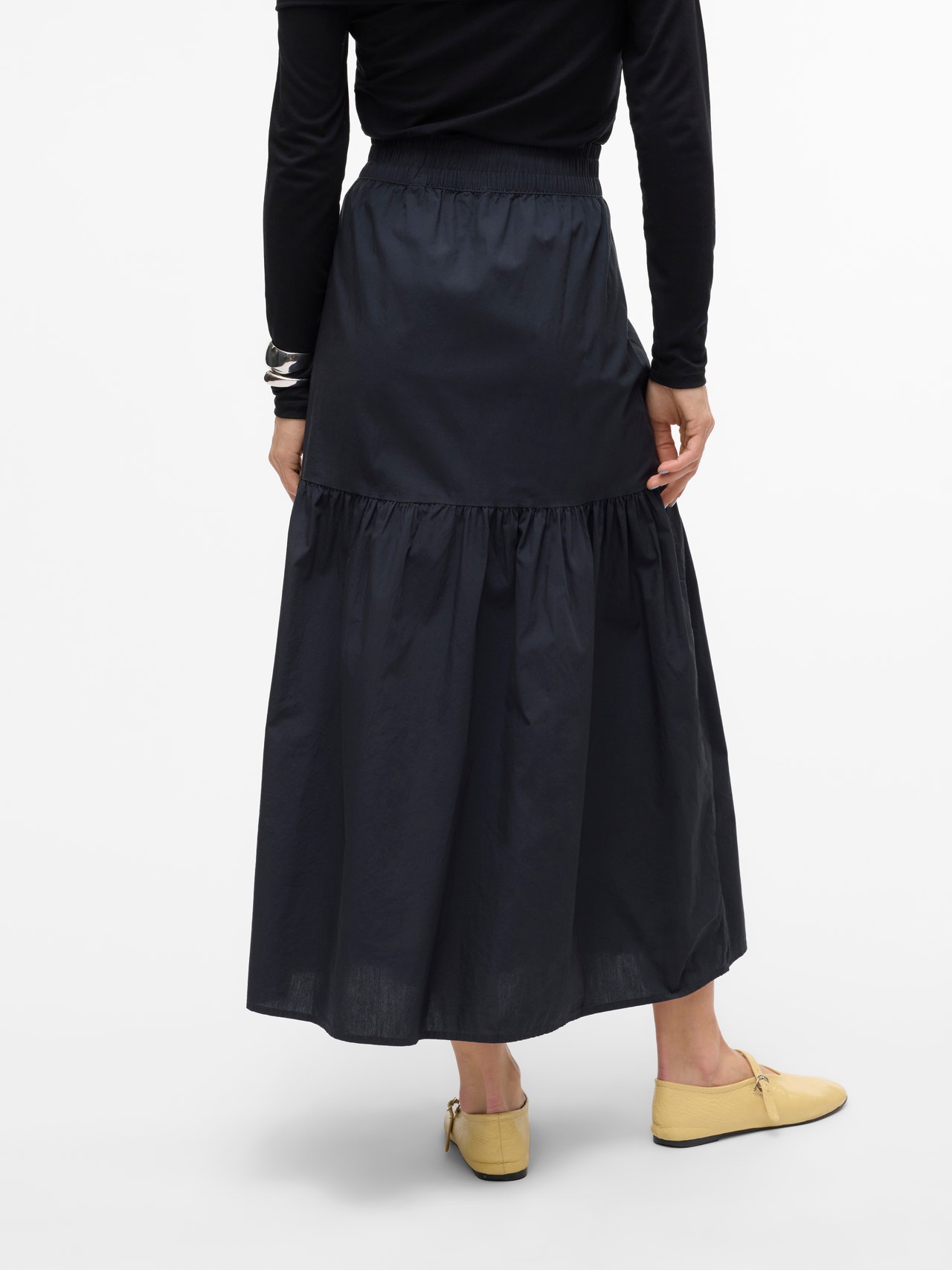 Vero Moda VMCHARLOTTE Long skirt -Black - 10303657