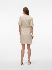 Vero Moda VMMYMILO Krótka sukienka -Silver Lining - 10303686
