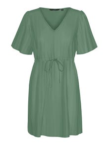 Vero Moda VMMYMILO Short dress -Hedge Green - 10303686