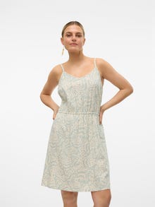 Vero Moda VMMYMILO Kort kjole -Silt Green - 10303689