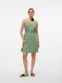 Vero Moda VMMYMILO Korte jurk -Hedge Green - 10303689