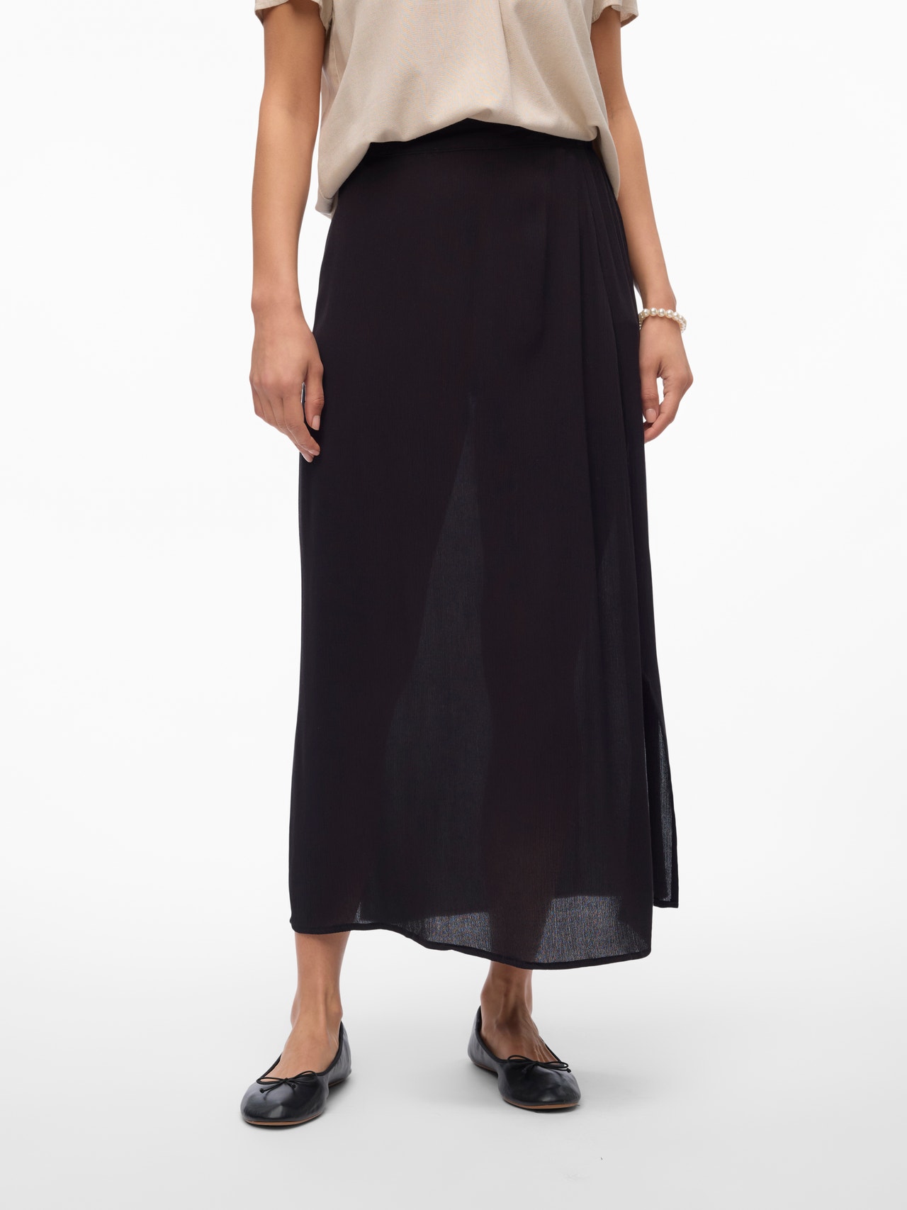 Vero Moda VMMENNY Lång kjol -Black - 10303696