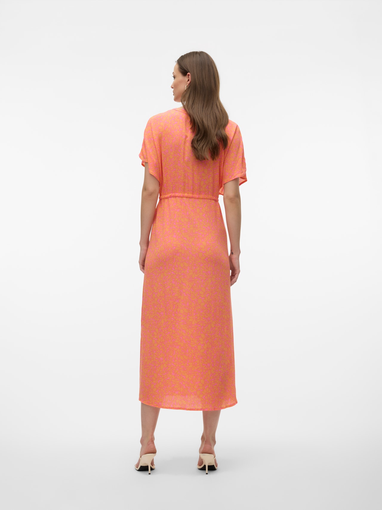 Vero Moda VMMENNY Lång klänning -Pink Cosmos - 10303701