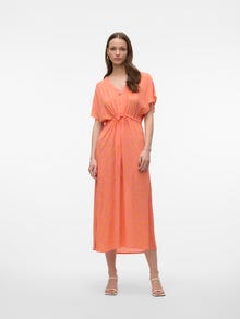 Vero Moda VMMENNY Długa sukienka -Pink Cosmos - 10303701