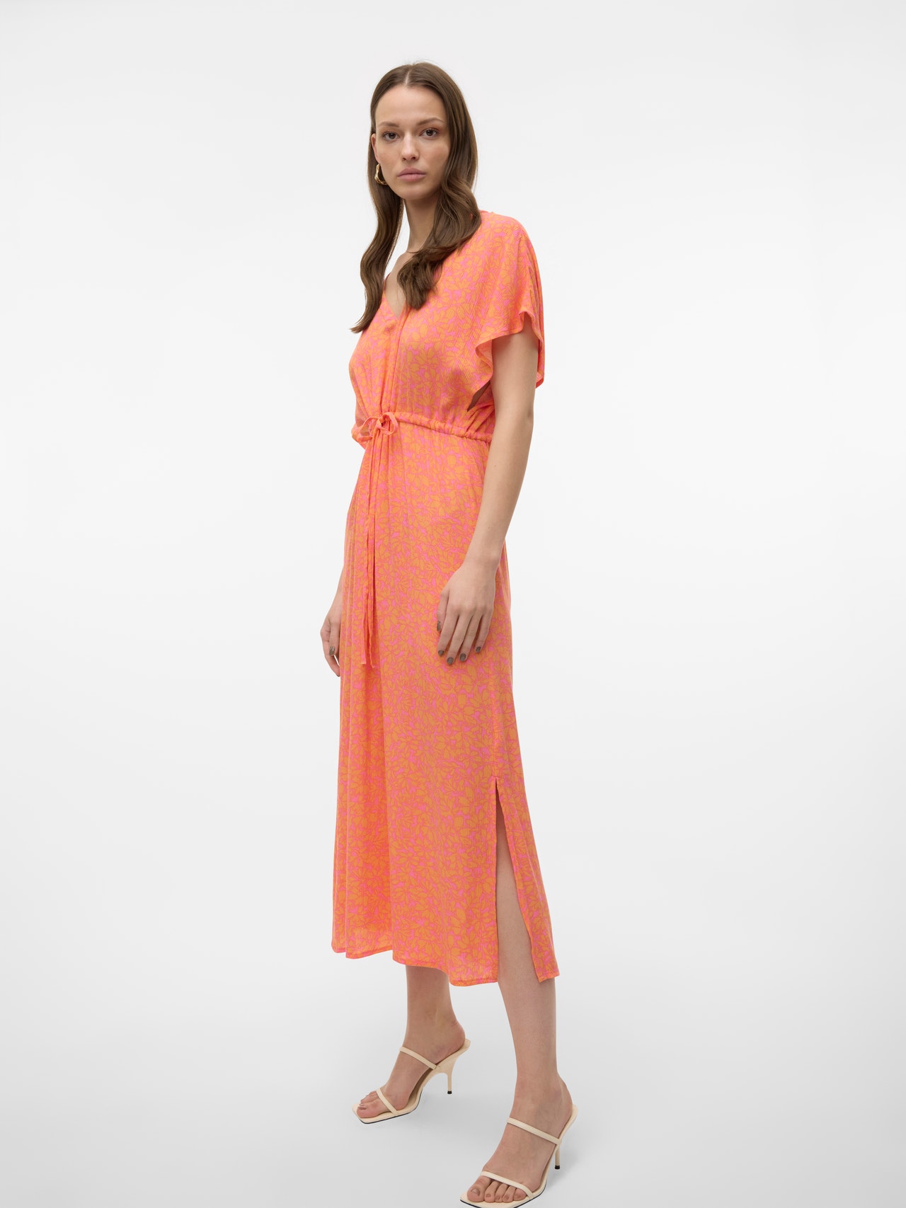 Vero Moda VMMENNY Langes Kleid -Pink Cosmos - 10303701