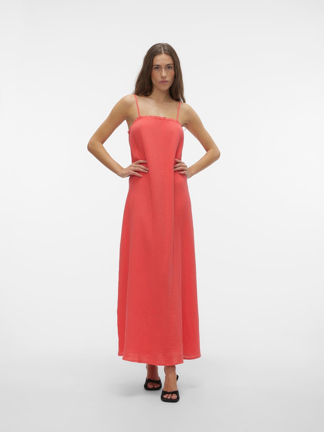 Vero Moda VMNATALI Lang kjole -Cayenne - 10303704