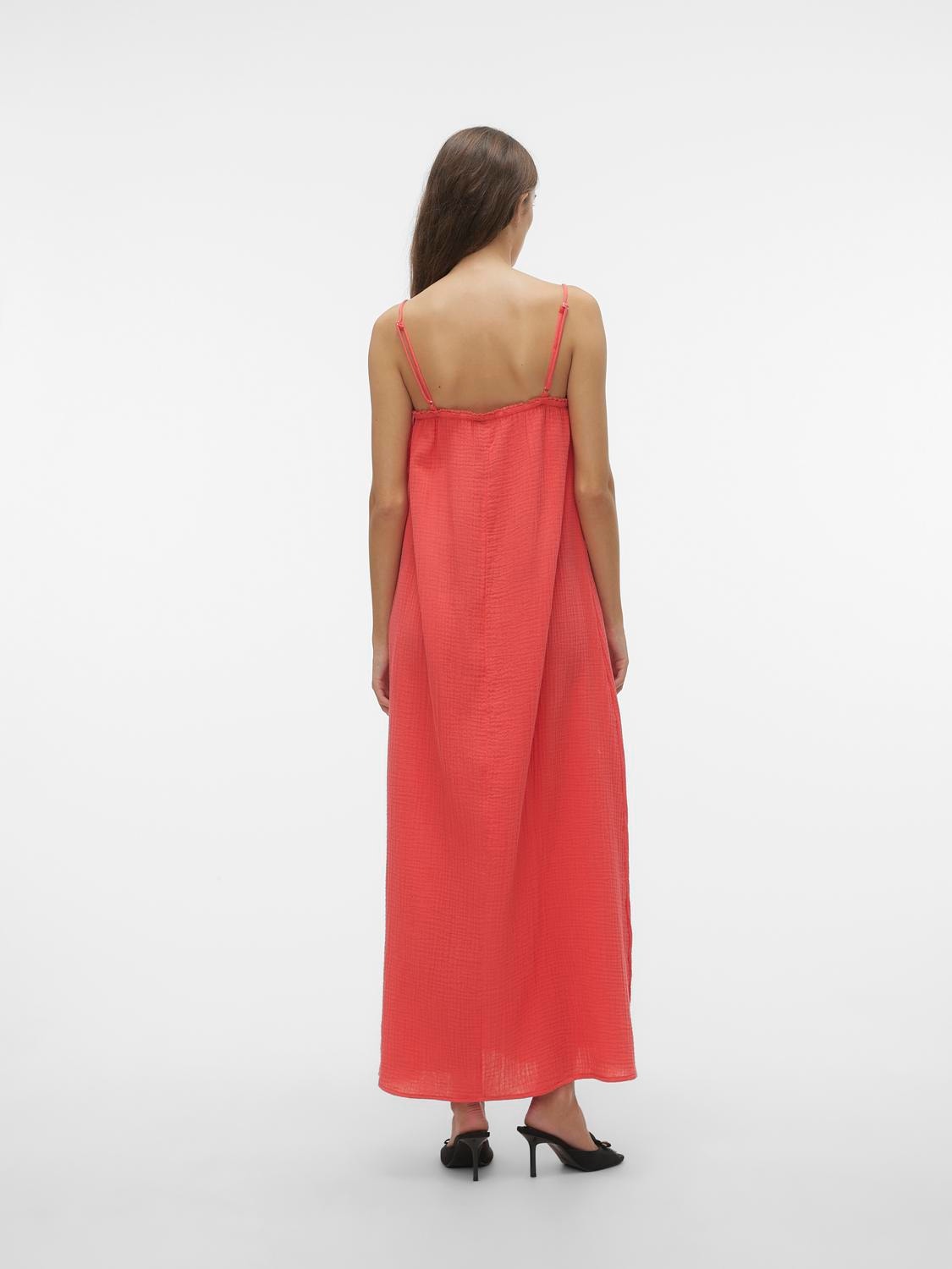 Vero Moda VMNATALI Long dress -Cayenne - 10303704