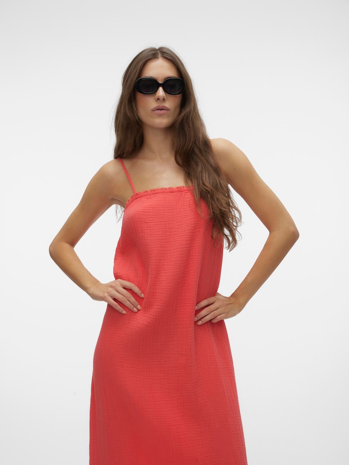 Vero Moda VMNATALI Lange jurk -Cayenne - 10303704