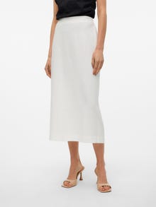 Vero Moda VMMYMILO Taille haute Jupe longue -Snow White - 10303726