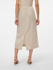Vero Moda VMMYMILO High waist Long Skirt -Silver Lining - 10303726
