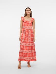 Vero Moda VMDICTHE Long dress -Cayenne - 10303732