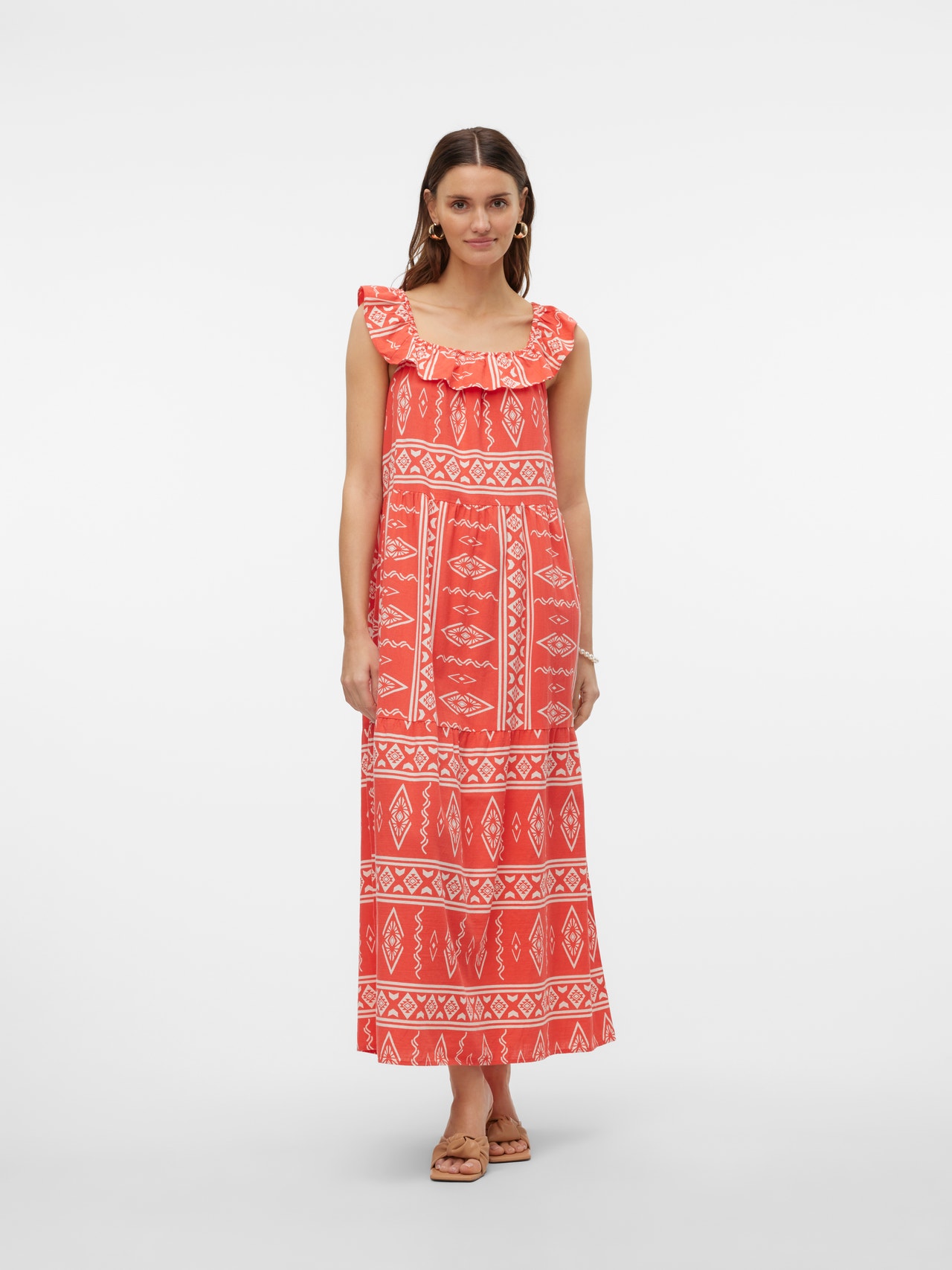 Vero Moda VMDICTHE Długa sukienka -Cayenne - 10303732