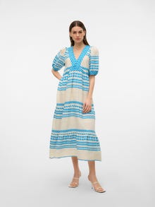 Vero Moda VMROSANNA Pitkä mekko -Birch - 10303742